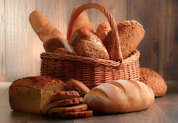 istock Composition with variety of baking products on wooden table 514564490