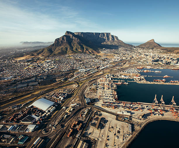 istock Aerial view of cape town harbor 514567054