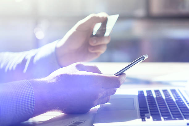 istock Closeup photo businessman working with generic design smartphone. Online payments 514568290