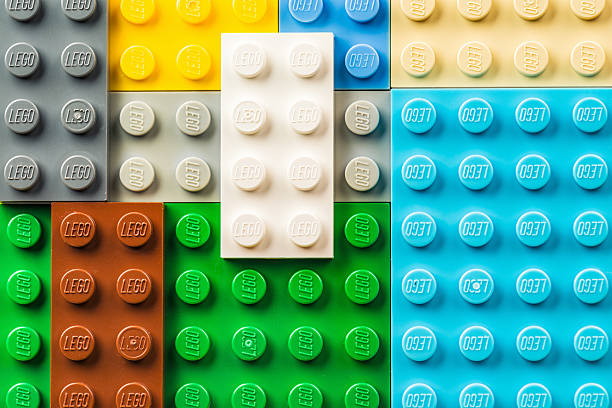 pièces lego macro - playing surface photos et images de collection