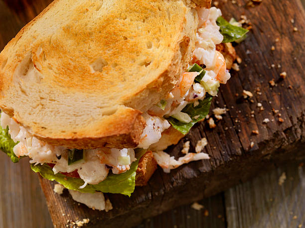 istock Toasted Seafood Salad Sandwich 514569656