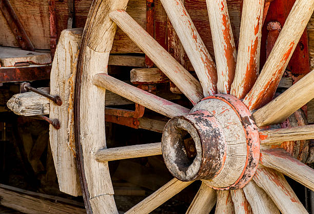 istock Wagon Wheel, Bodie Ghost Town, California 514572892