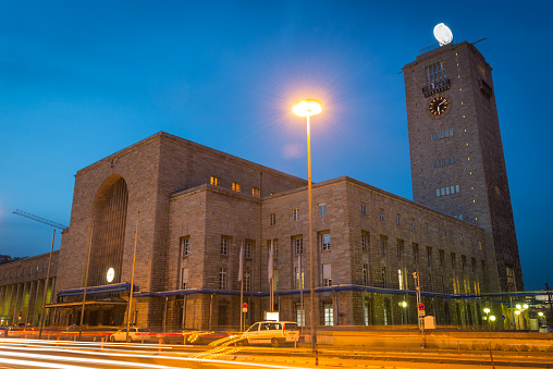 View of the Stuttgart Main Train Station