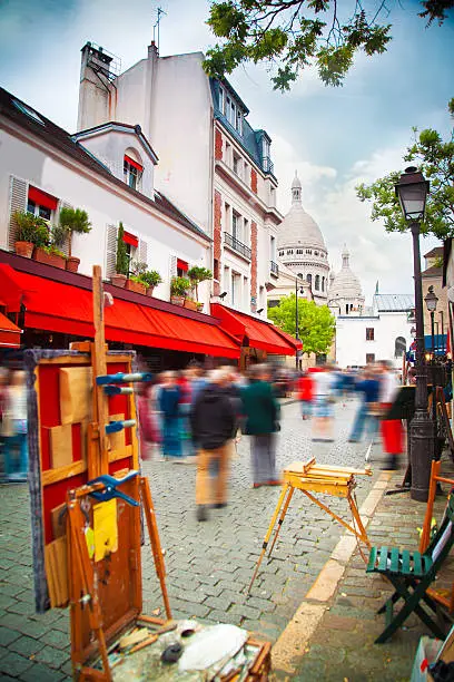 Photo of Montmartre Paris. Area artists