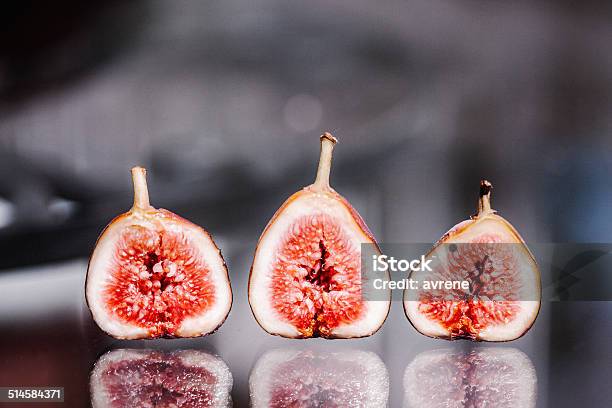 Figs Exposed Stock Photo - Download Image Now - Cross Section, Extreme Close-Up, Fig