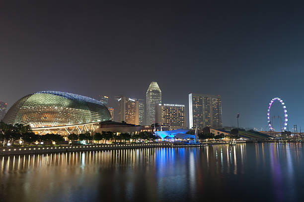 istock Singapore Skyline at Night 514584781