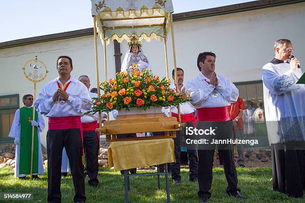 Processession Of The Virgin Mary At The Santa Fe Fiesta Stock Photo - Download Image Now