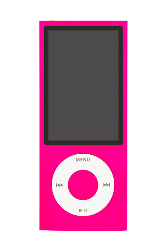 Arad, Romania - August 26, 2012: iPod nano 5G. Studio shot, isolated on white background.