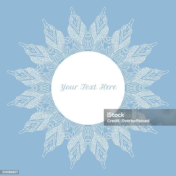 Vector Template Vintage Round Pattern Stock Illustration - Download Image Now - Abstract, Blurred Motion, Chakra