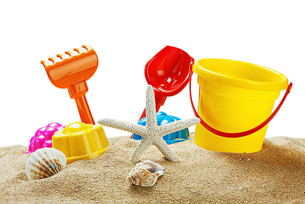 istock toys for sandbox isolated 514587757
