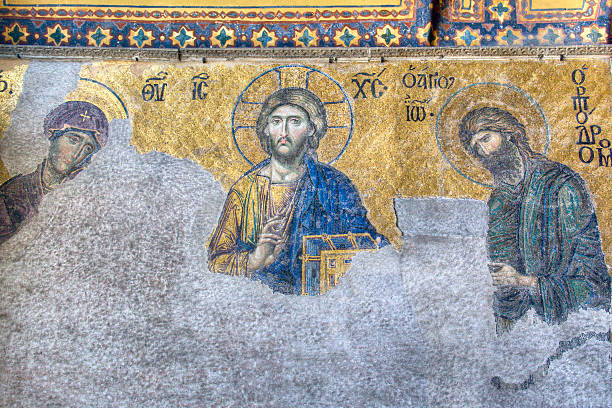 istock Fresco inside the Hagia Sophia 514588793