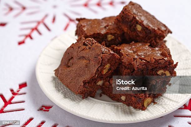 Brownie Squares Stock Photo - Download Image Now - Backgrounds, Baked, Baking