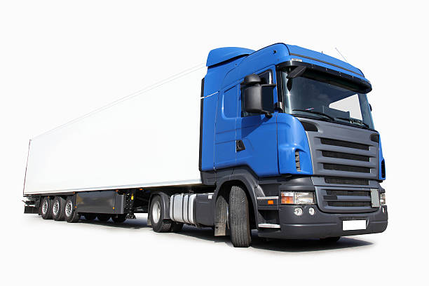 istock Commercial Big Blue Land Vehicle (clipping path) 514613613