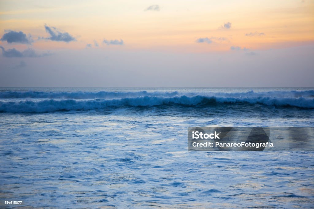 Waves at th sunset on Dreamland beach, Bali island Waves at th sunset on Dreamland beach, Bali island. Bali Stock Photo
