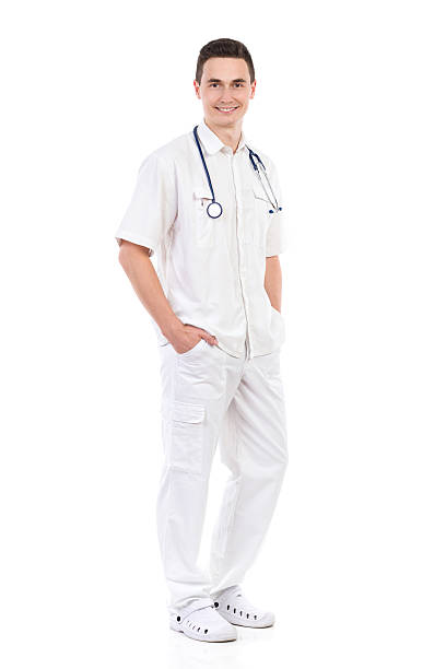 istock Young male nurse posing 514615153