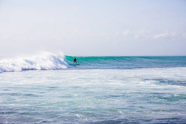 istock Surfer is riding a perfect wave in Uluwatu. 514615403