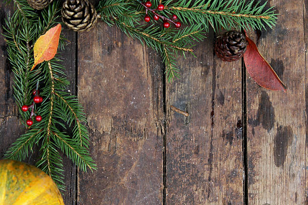 istock Pumpkin on wooden background and decoration 514618114