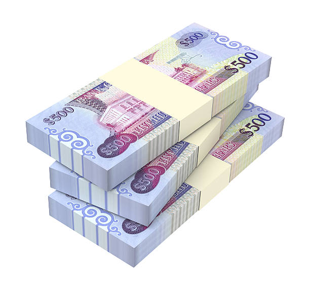 istock Guyanese dollars bills isolated on white background. 514619122