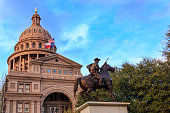 Texas Capitol and Ranger Statue