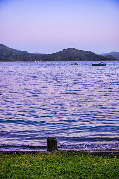 istock Waiting boats at Marlborough Sounds 514623652