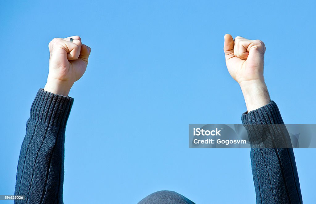 Power Fist Power hand Achievement Stock Photo