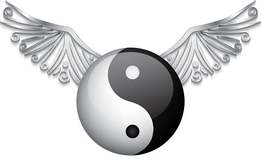 Inyang Simple Yinyang Stock Illustration - Download Image Now - Asia, Backgrounds ...
