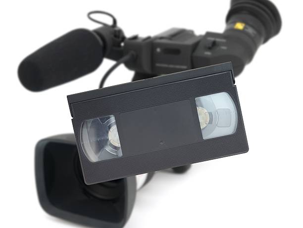 cassette vhs - vcr dvd video video cassette tape photos et images de collection