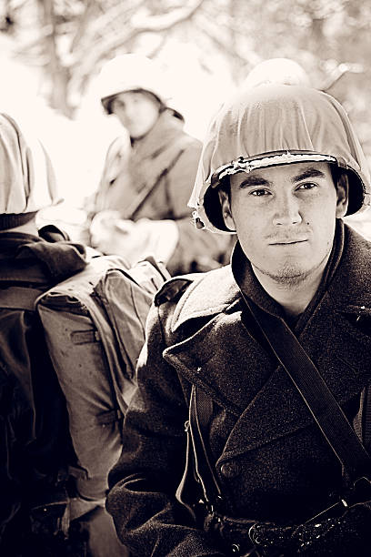 istock Group of WWII Winter Soldiers 514631766