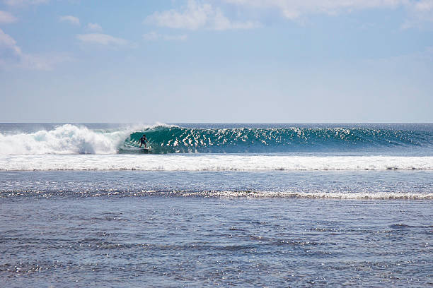 istock Surfer is riding a big wave in Bali island 514633903