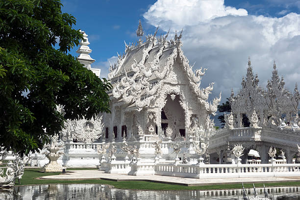 istock Tree and White Temple, Chiang Rai Thailand 514634394