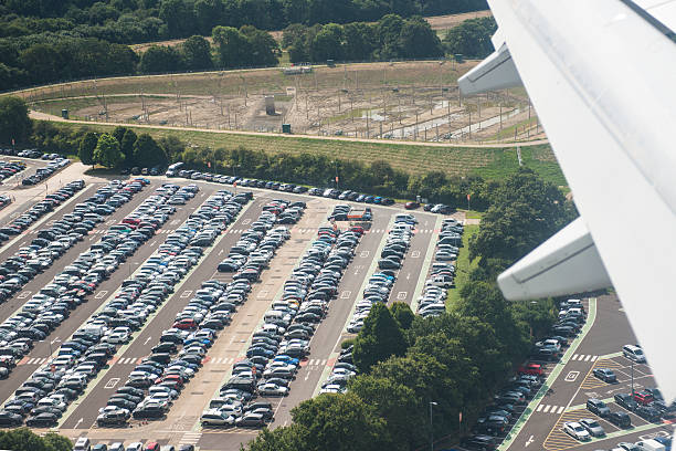 istock aerial view of car parking 514634491