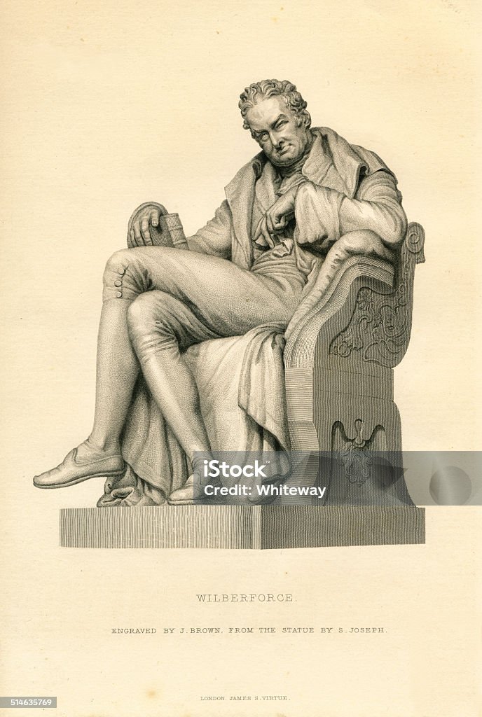 William Wilberforce 19th Century Engraving Stock Illustration ...