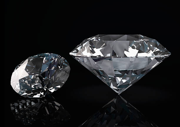istock Large clear luxury diamond jewels. 514635898