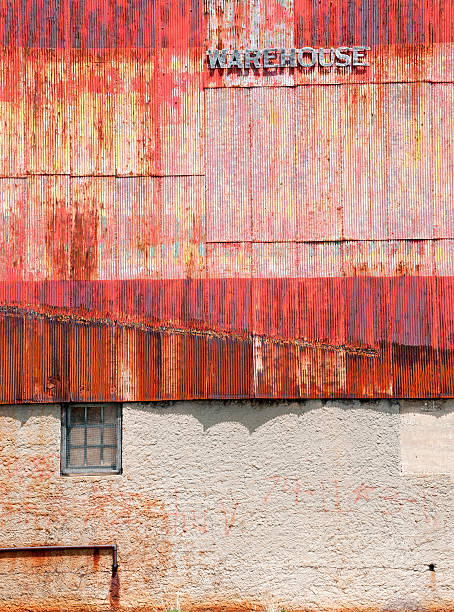 istock Warehouse building with metal siding 514635991