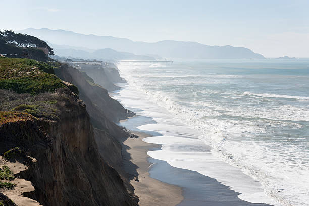 Pacifica California Bluffs stock photo