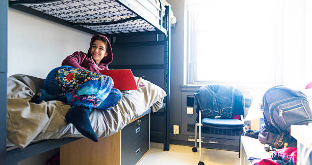 istock 19-years-old student girl in the campus's dormitory  room 514638652