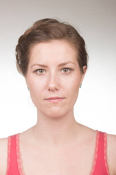 istock Face close up portrait , like mug shot. 514638952