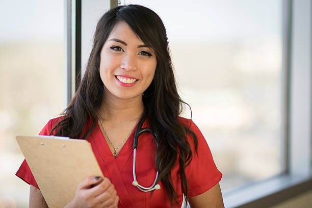 istock Beautiful Asian Nurse 514646668