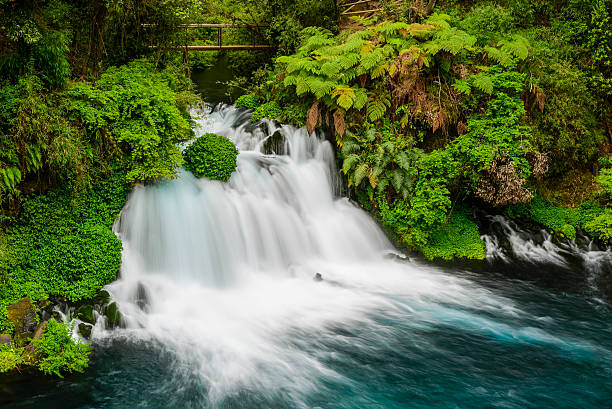 Waterfalls of Ojos del Caburgua, Chile 