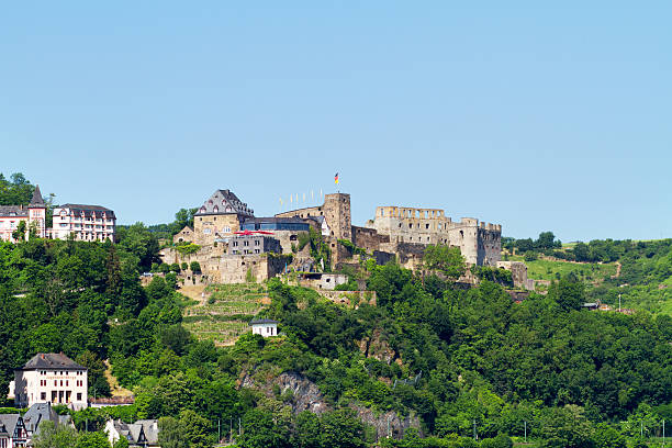 twierdza i zamku rheinfels - rheinfels zdjęcia i obrazy z banku zdjęć