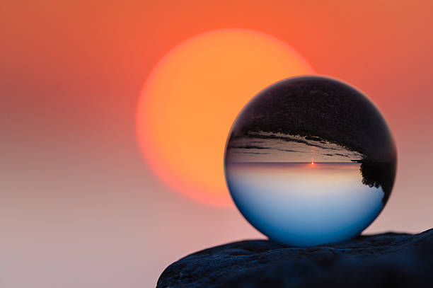 istock Glass ball at sunset 514649276