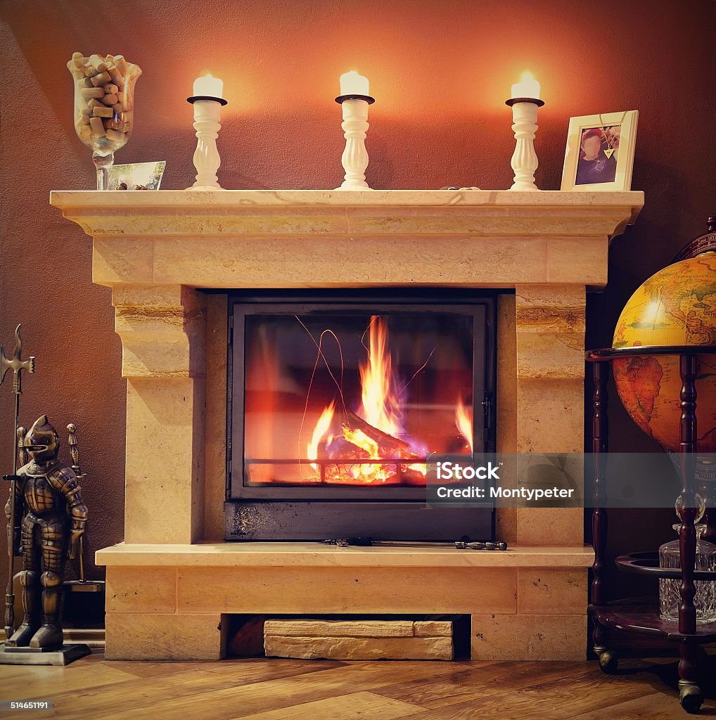 Fier background stock image. Image of house, fireplace - 2160447