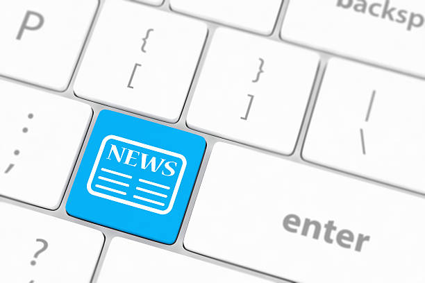 istock News key on a white keyboard 514653041