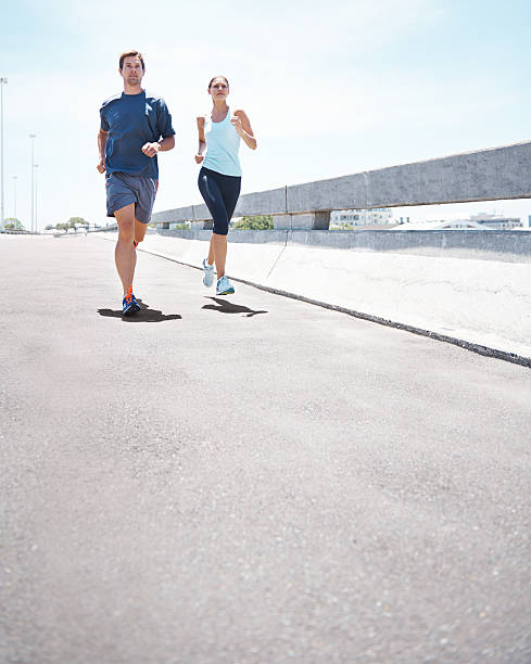 istock Happy to have found a running partner 514656087