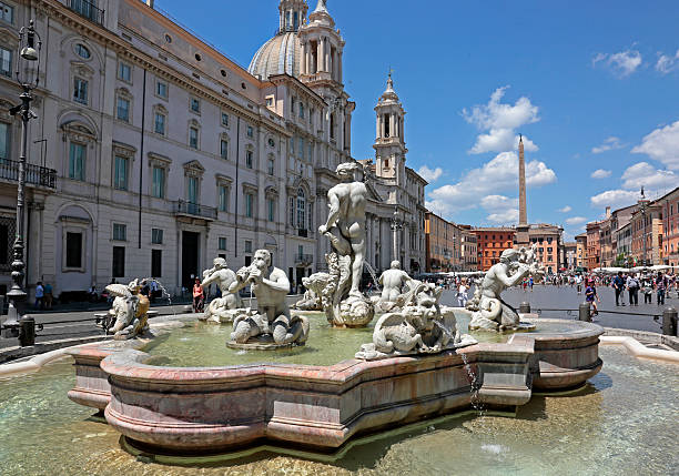 istock Moor Fountain, Piazza Navona, Rome, Italy 514656821