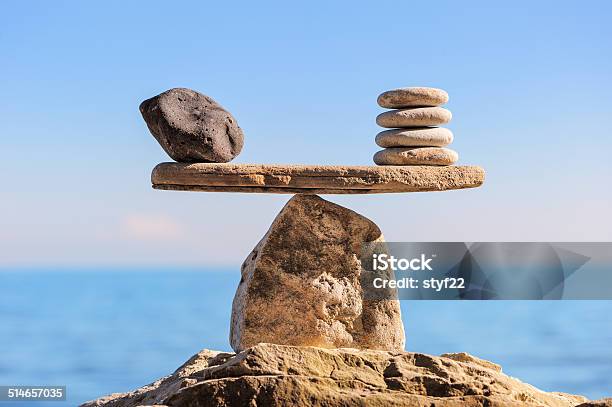 Symbol Of Scales Stock Photo - Download Image Now - Balance, Weight Scale, Stone - Object