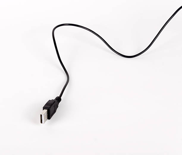 USB cable stock photo