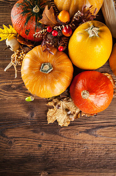 istock Autumn agriculture products on wood 514675035