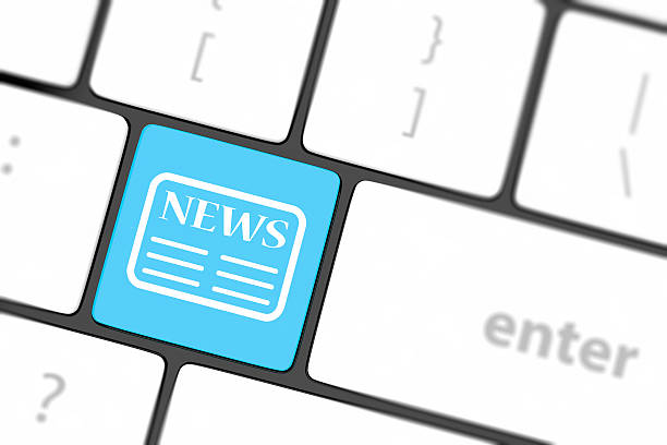 istock News key on a white keyboard 514677827