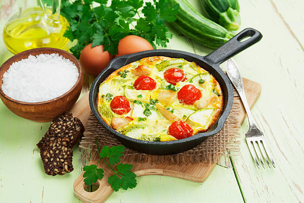 istock Zucchini baked with chicken, cherry tomatoes and herbs 514685313